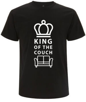 King of the Couch T-Shirt für faule Couch Potatoes